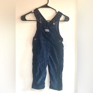 OshKosh B'gosh Dark Blue Corduroy Kids Overalls size 2t
